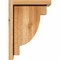 Ekena Millwork Alpine Rough Sawn Corbel w/Backplate, Western Red Cedar, 6"W x 10"D x 14"H COR06X10X14ALP01RWR - alternate 4